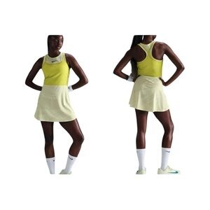 NWT Nike Court SLAM Melbourne Dri-Fit Tennis Dress FZ6463-331 $130 Women’s XS